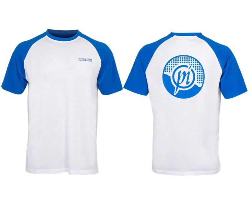 Preston Innovations Lightweight White Raglan T-Shirt